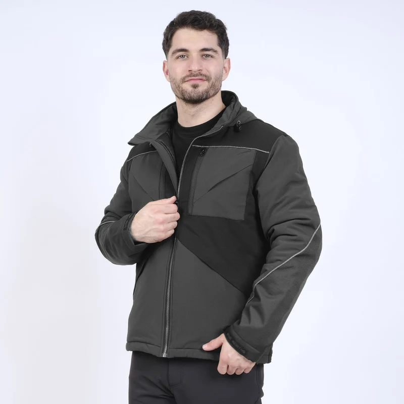 INDUS - BLOUSON DE TRAVAIL - 1291 | Anthracite / Noir