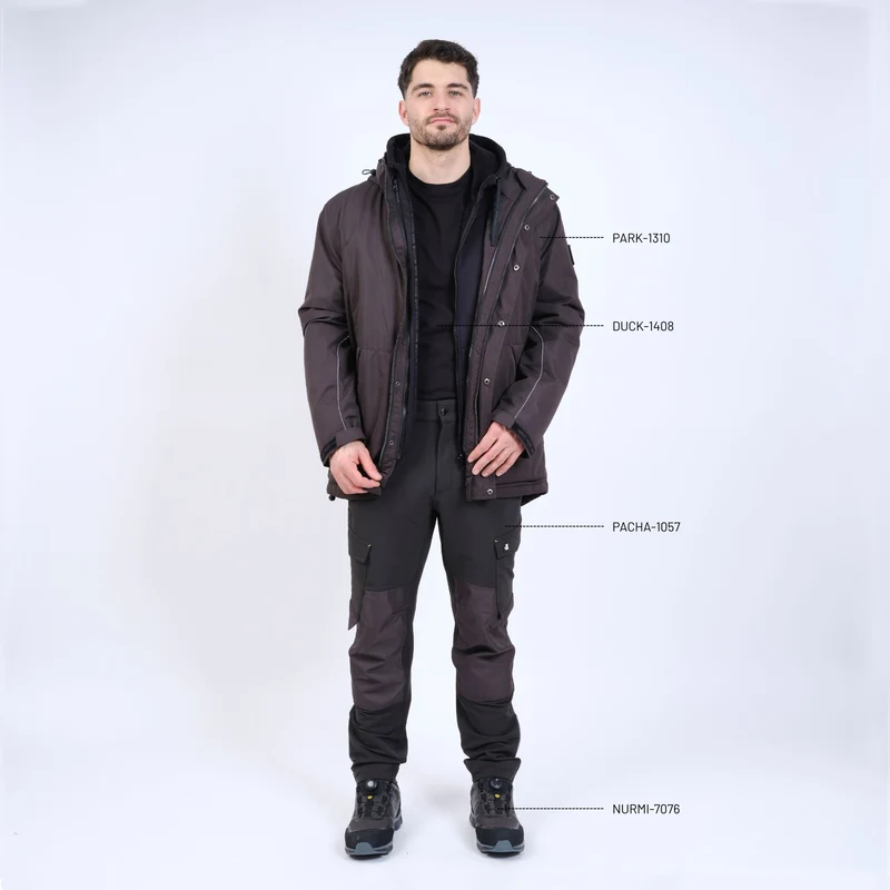 PARK - PARKA DE TRAVAIL - 1310 | Anthracite