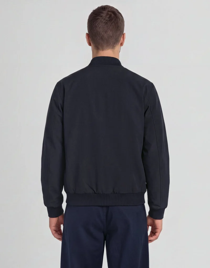 Nylon Padded Bomber Jacket