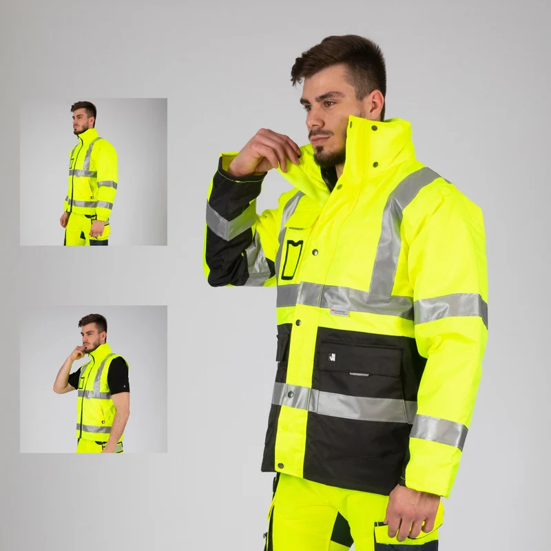 WELLINGTON - PARKA DE TRAVAIL HAUTE VISIBILITÉ - 2277 | Jaune fluo