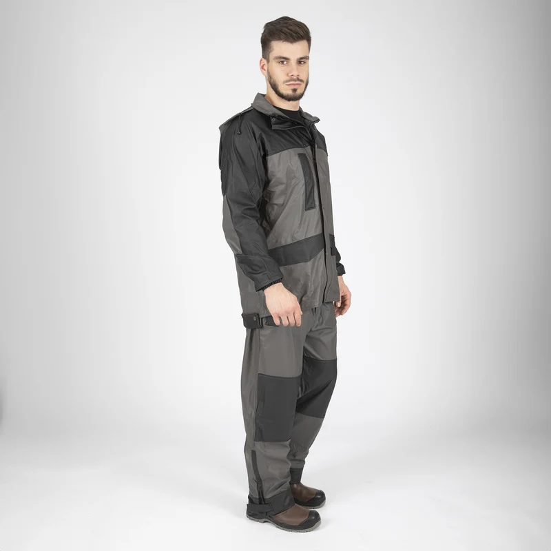 MORAY - VESTE DE PLUIE DE TRAVAIL - 9224 | Gris / Noir