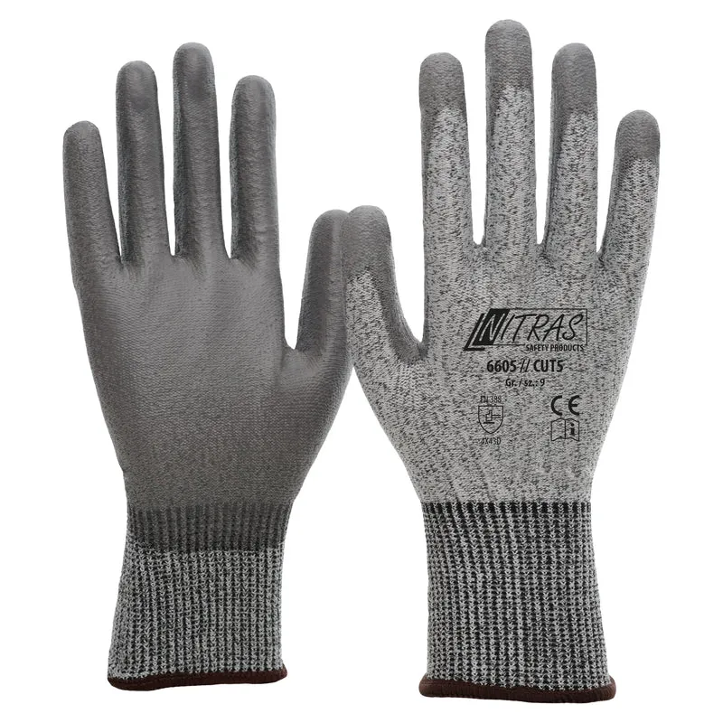 40 Paar Schnittschutzhandschuhe PU, Level D