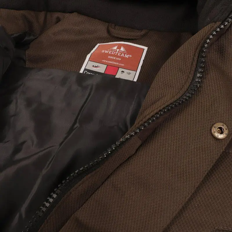 Herren Jagdjacke Crest Booster Classic Olive Green Swedteam