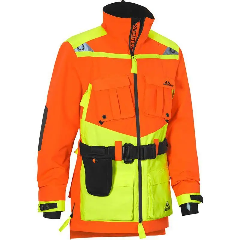 Herren Jagdjacke Protect Pro Orange Neon Swedteam