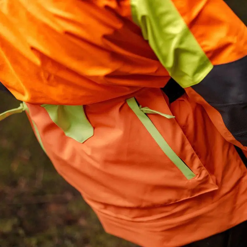 Herren Jagdjacke Protect Pro Orange Neon Swedteam
