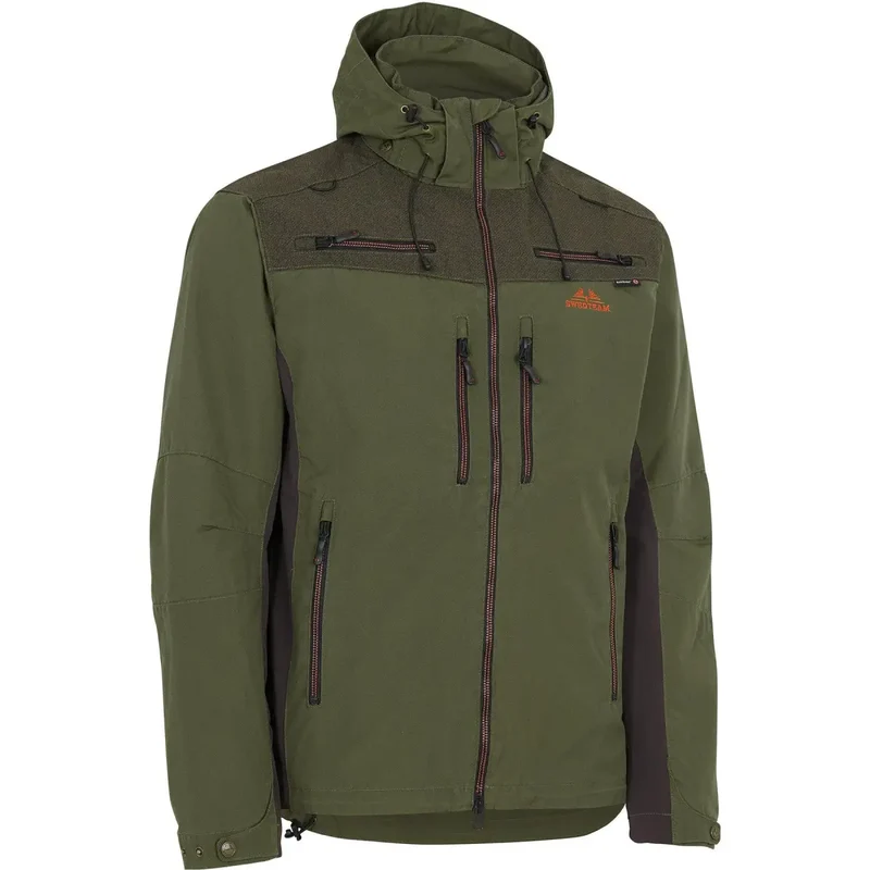 Herren Jagdjacke Lynx Antibite Hunting Green Swedteam