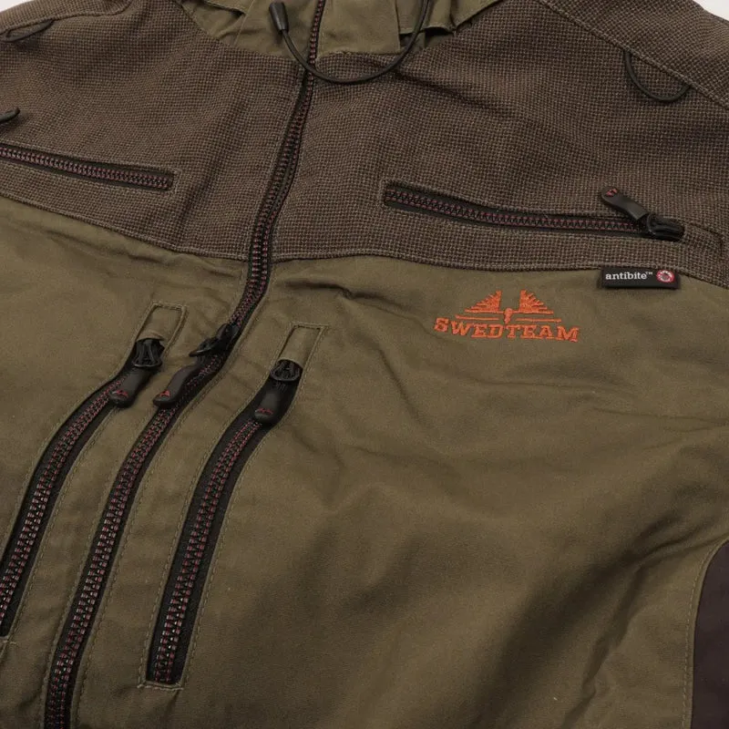 Herren Jagdjacke Lynx Antibite Hunting Green Swedteam