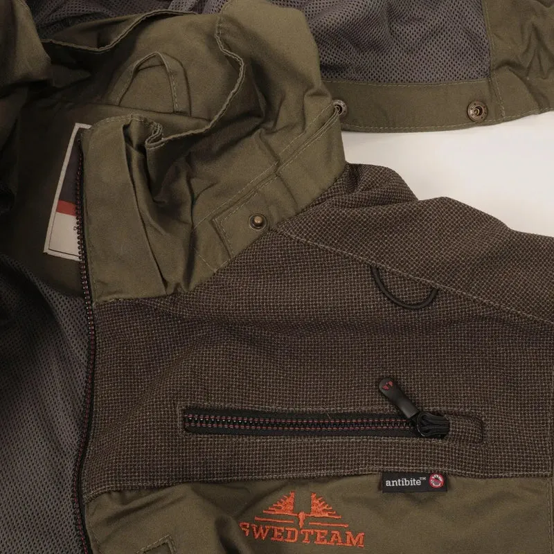 Herren Jagdjacke Lynx Antibite Hunting Green Swedteam