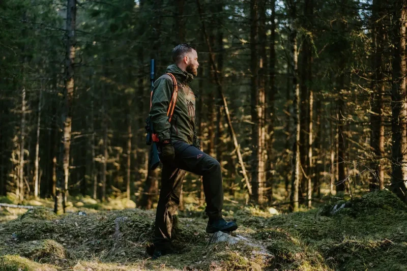 Herren Jagdjacke Lynx Antibite Hunting Green Swedteam