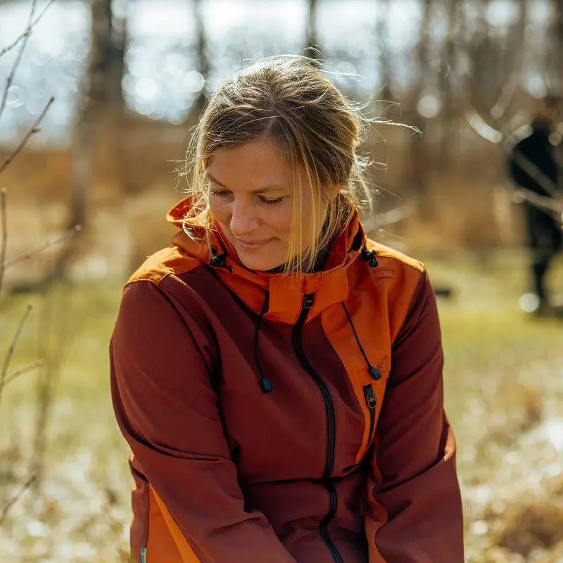 Damen Jagdjacke Lynx Antibite Dark Orange Swedteam