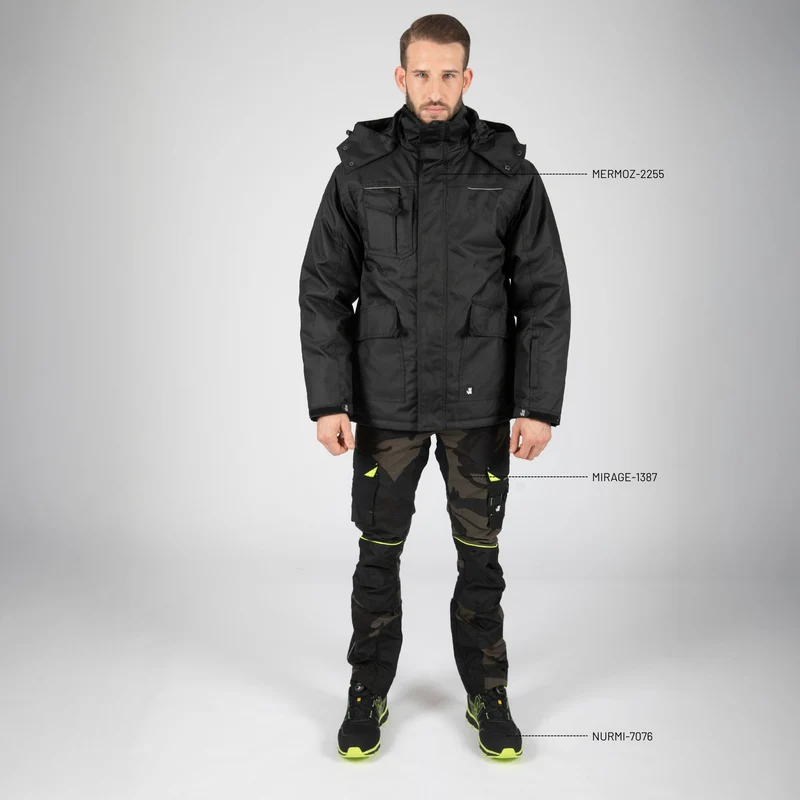 MERMOZ - PARKA DE TRAVAIL - 2255 | Noir