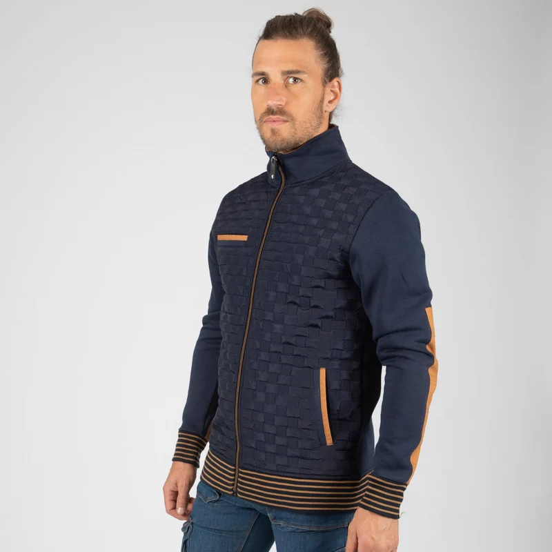 ANDREU - GILET DE TRAVAIL - 1513 | Marine / Camel