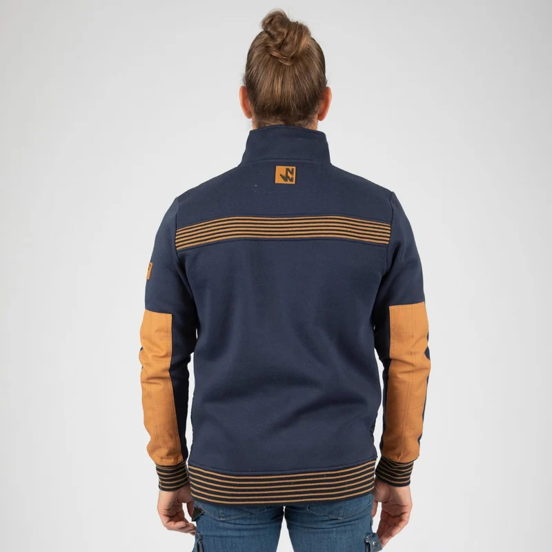 ANDREU - GILET DE TRAVAIL - 1513 | Marine / Camel