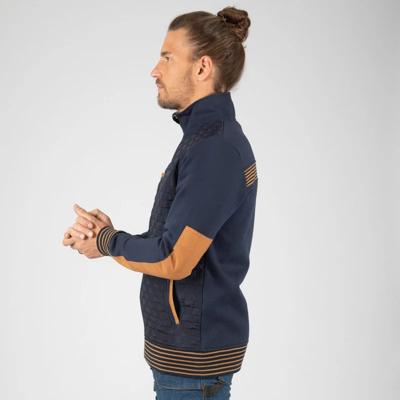 ANDREU - GILET DE TRAVAIL - 1513 | Marine / Camel