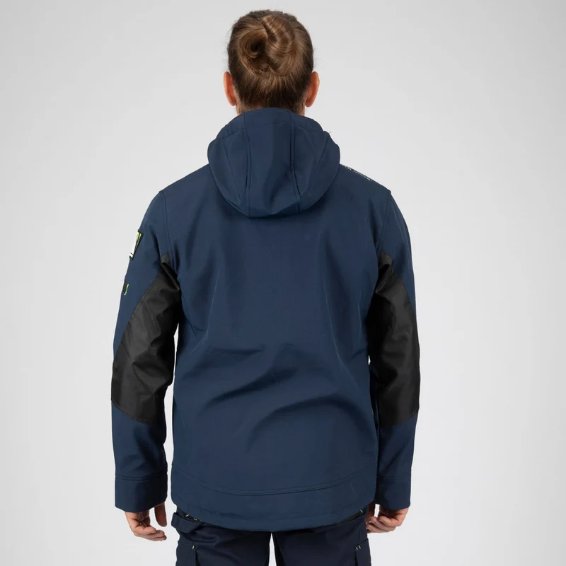 BOREL - BLOUSON DE TRAVAIL EN SOFTSHELL - 1511 | Marine / Orange fluo