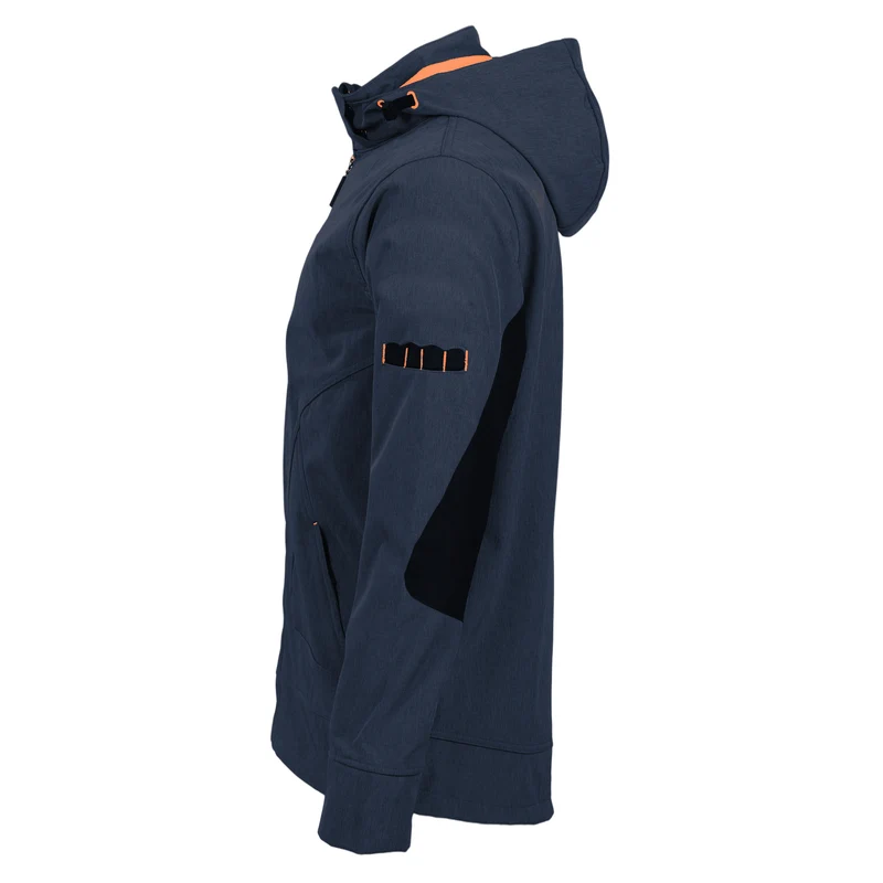 BOREL - BLOUSON DE TRAVAIL EN SOFTSHELL - 1511 | Marine / Orange fluo