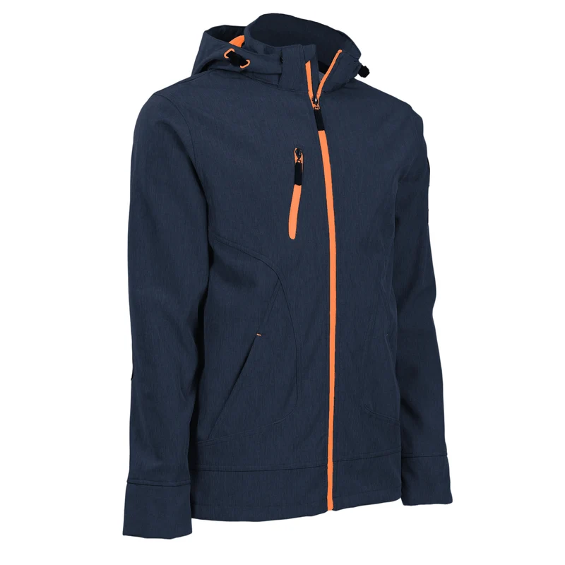 BOREL - BLOUSON DE TRAVAIL EN SOFTSHELL - 1511 | Marine / Orange fluo