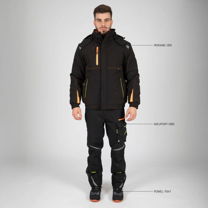 MORANE - PARKA SOFTSHELL DE TRAVAIL - 1391 | Noir