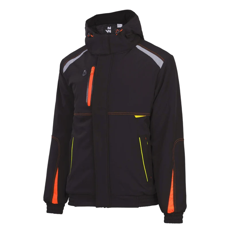 MORANE - PARKA SOFTSHELL DE TRAVAIL - 1391 | Noir