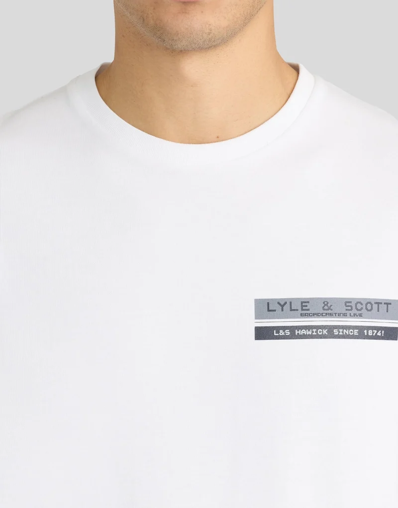 TV Pixel Back Graphic T-Shirt