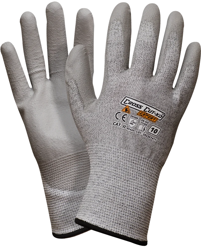 60 Paar Schnittschutzhandschuhe PU, Level D - Super Preis-Leistungsverhältnis!