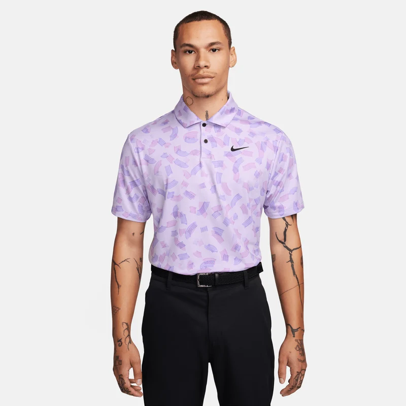 Nike DriFit Tour MIcroPrint Polo Herren