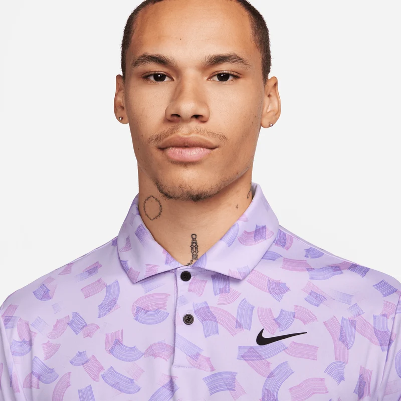 Nike DriFit Tour MIcroPrint Polo Herren