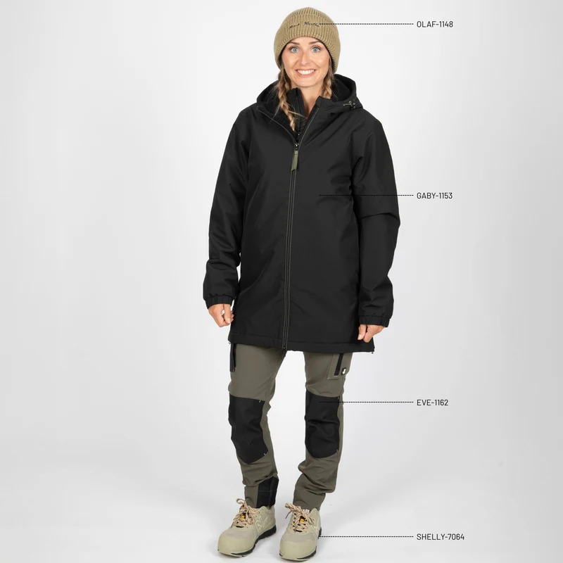 GABY - PARKA DE TRAVAIL - 1153 | Noir