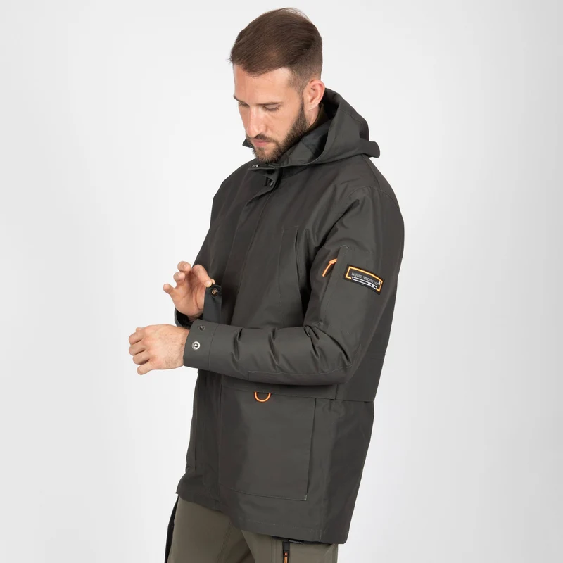 CONOR - PARKA DE TRAVAIL - 1085 | Kaki / Noir