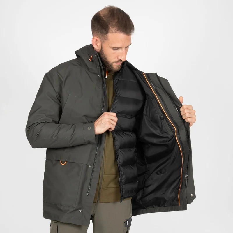 CONOR - PARKA DE TRAVAIL - 1085 | Kaki / Noir