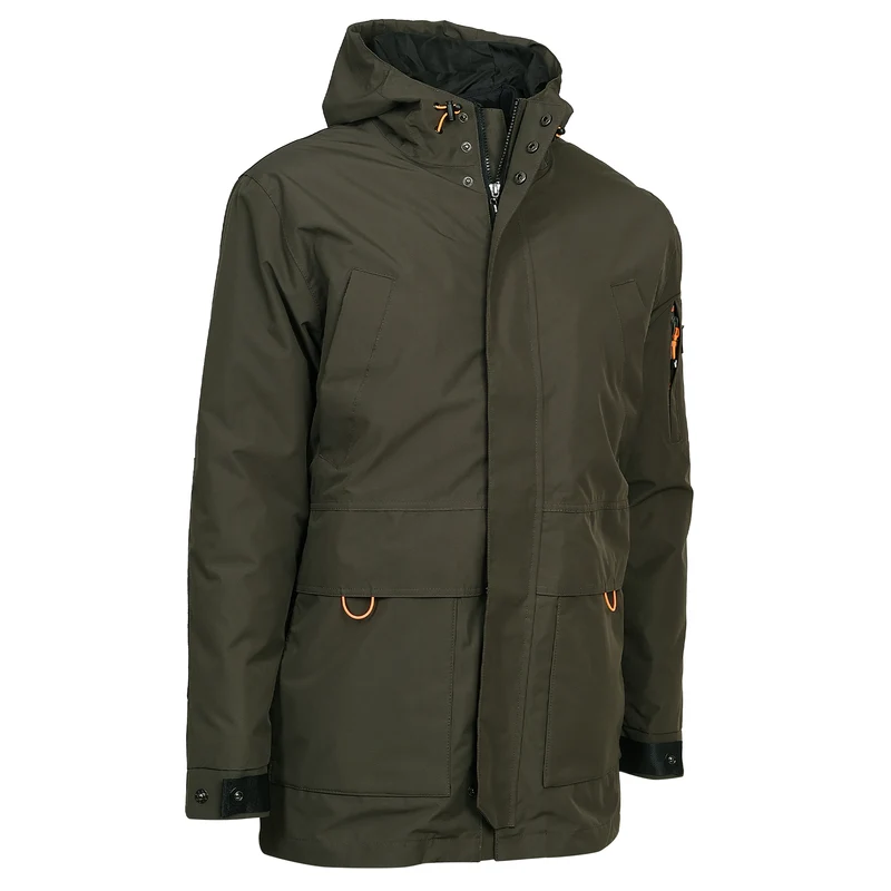 CONOR - PARKA DE TRAVAIL - 1085 | Kaki / Noir