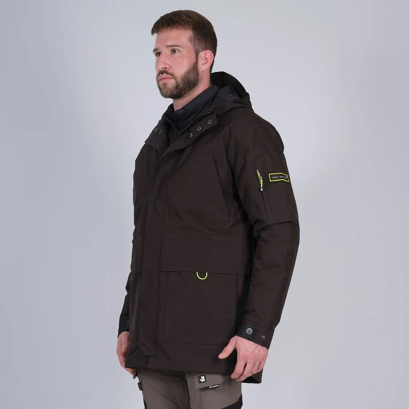 CONOR - PARKA DE TRAVAIL - 1085 | Anthracite / Noir