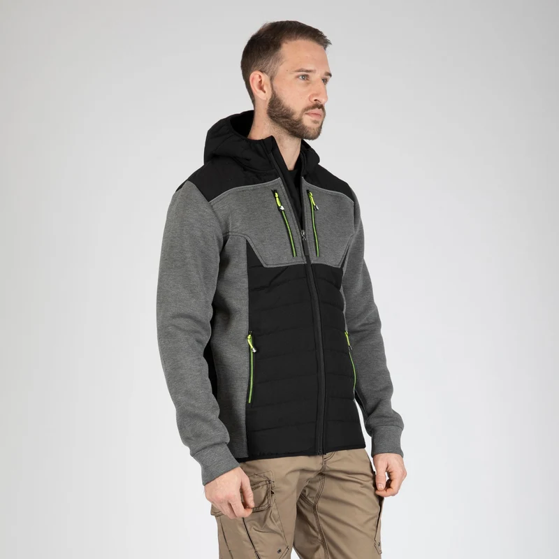 HIRO - BLOUSON DE TRAVAIL - 1134 | Gris / Noir