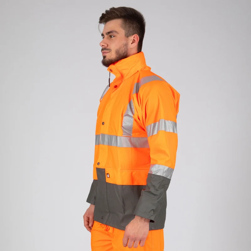 BANDIT - VESTE DE PLUIE HAUTE VISIBILITÉ - 9250 | Orange fluo
