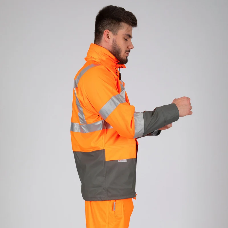 BANDIT - VESTE DE PLUIE HAUTE VISIBILITÉ - 9250 | Orange fluo