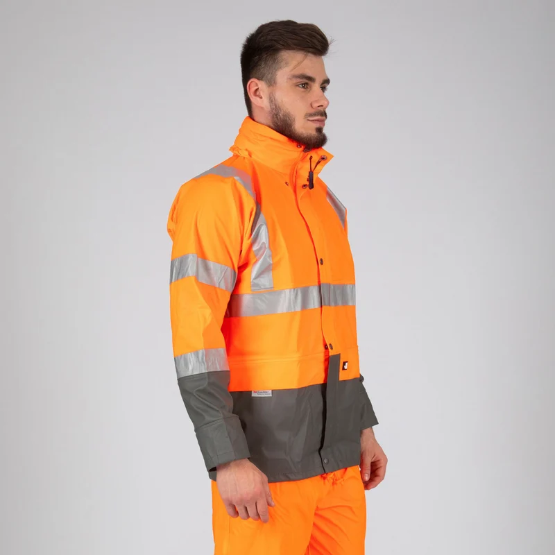 BANDIT - VESTE DE PLUIE HAUTE VISIBILITÉ - 9250 | Orange fluo