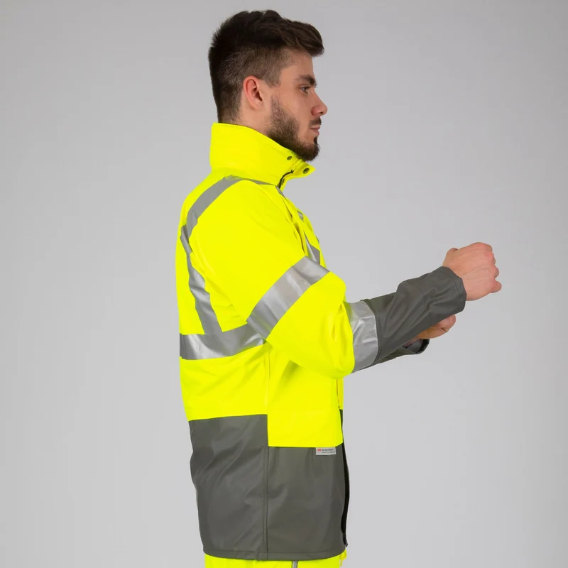 BANDIT - VESTE DE PLUIE HAUTE VISIBILITÉ - 9250 | Jaune fluo