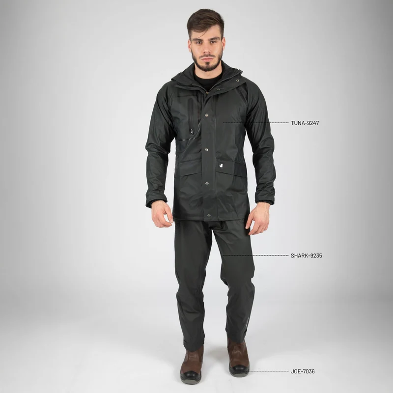 TUNA - VESTE DE PLUIE DE TRAVAIL - 9247 | Olive