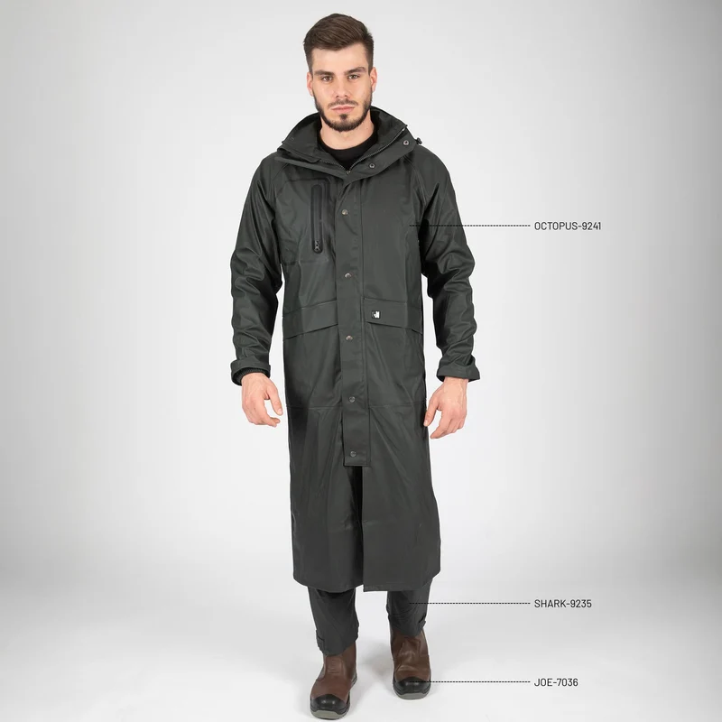 OCTOPUS - MANTEAU DE PLUIE DE TRAVAIL - 9241 | Olive