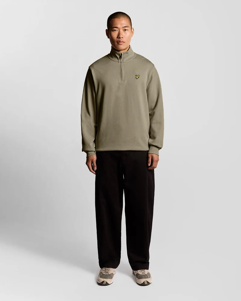 Everyday 1/4 Zip Cotton Sweatshirt