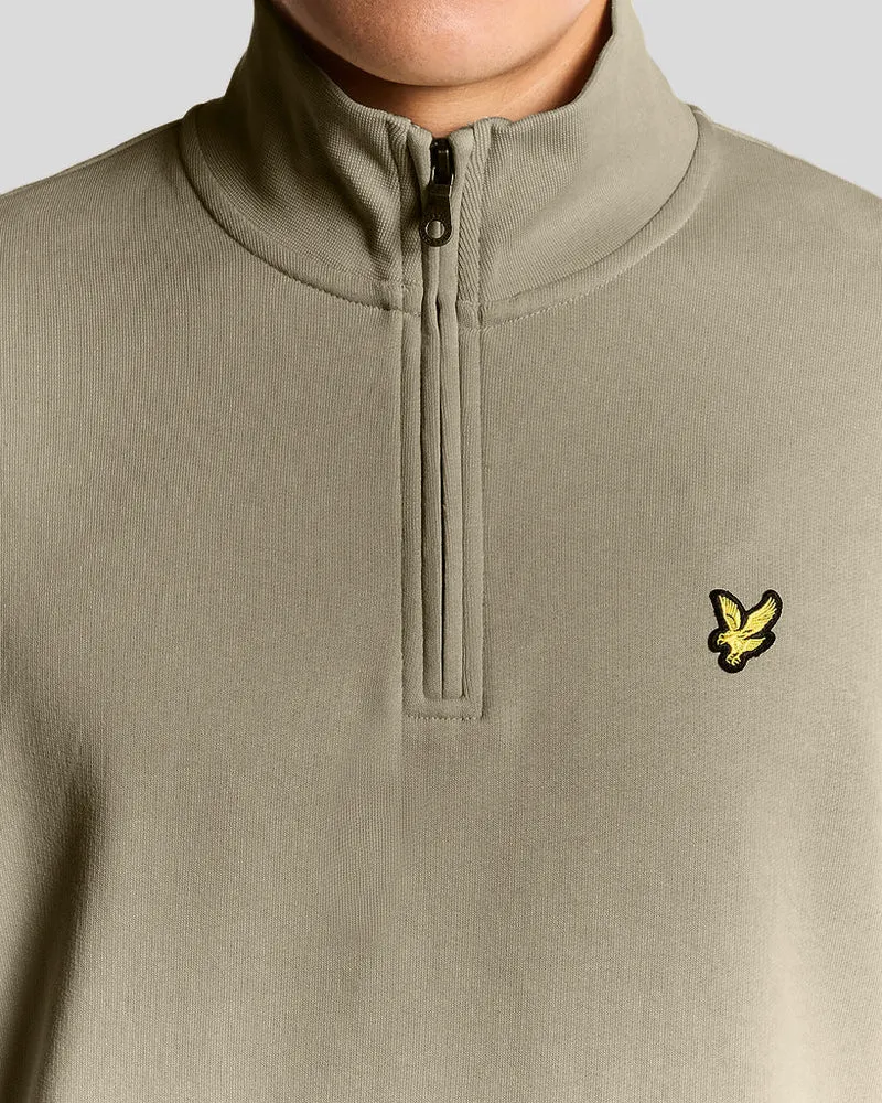 Everyday 1/4 Zip Cotton Sweatshirt