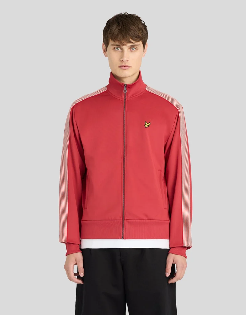 Sports Striped Taped Track Jacket