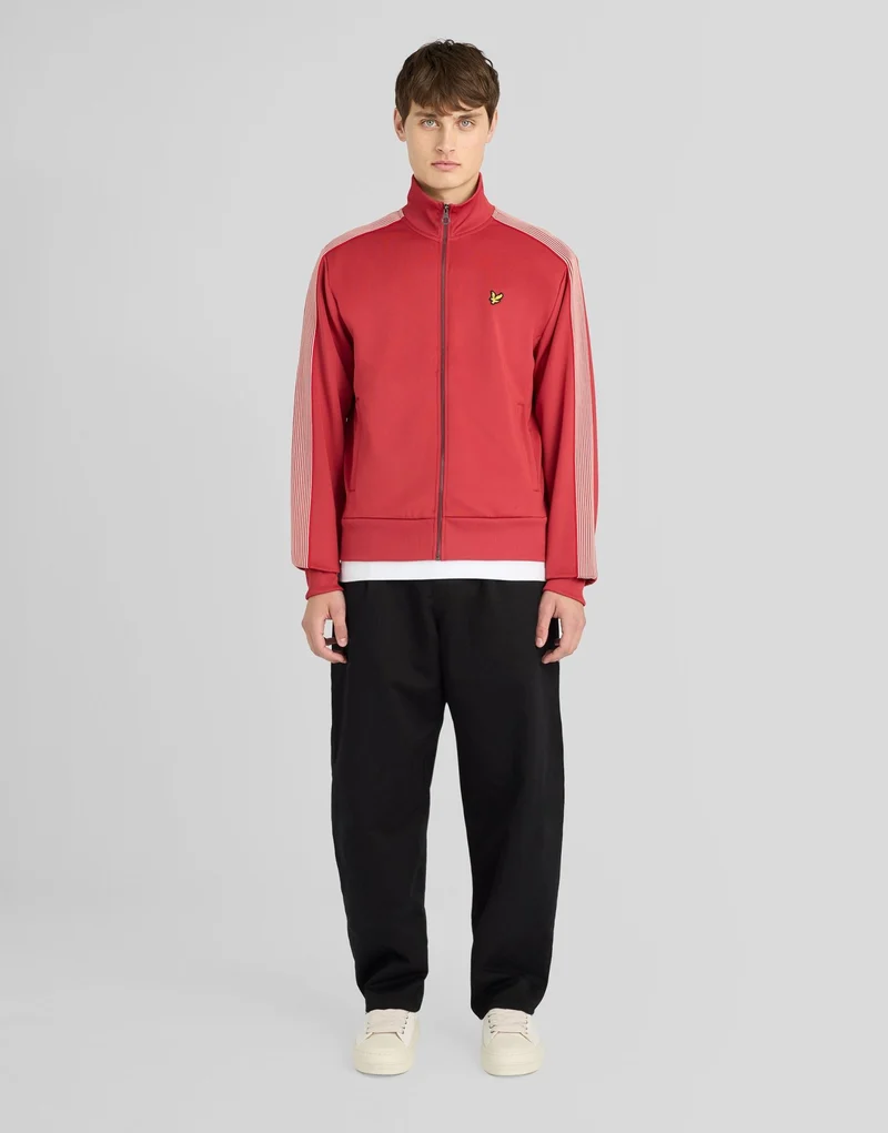 Sports Striped Taped Track Jacket