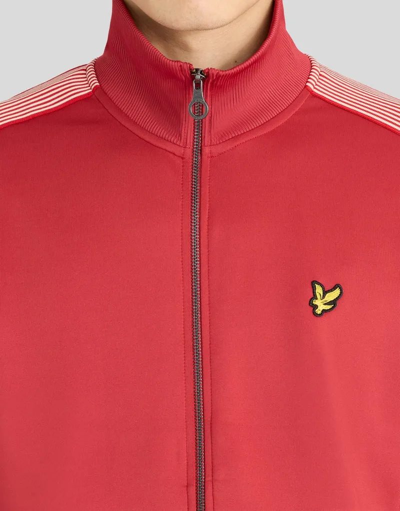 Sports Striped Taped Track Jacket