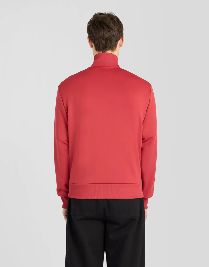 Sports Striped Taped Track Jacket
