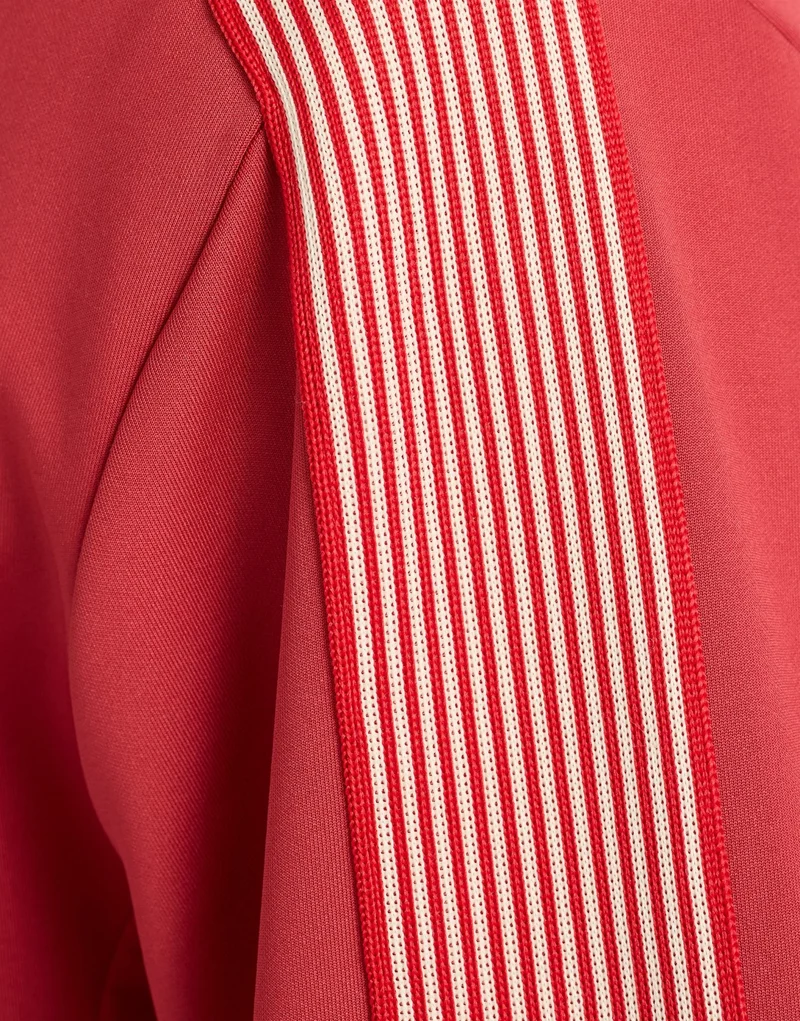 Sports Striped Taped Track Jacket