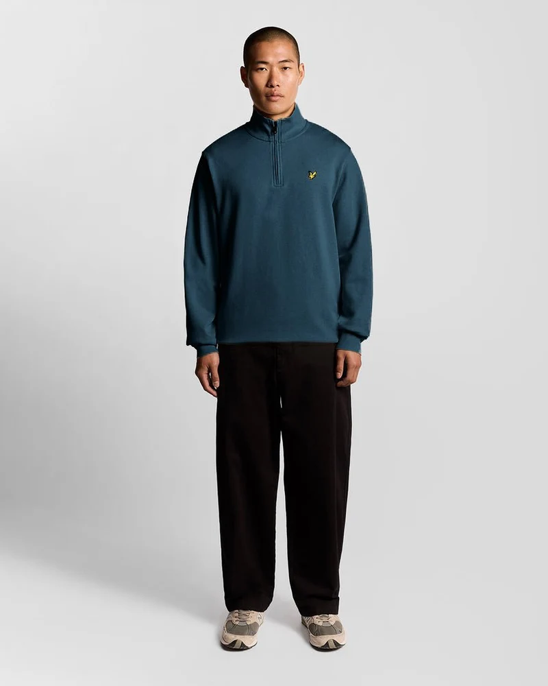 Everyday 1/4 Zip Cotton Sweatshirt