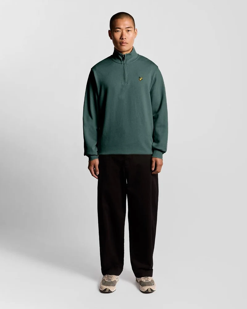 Everyday 1/4 Zip Cotton Sweatshirt