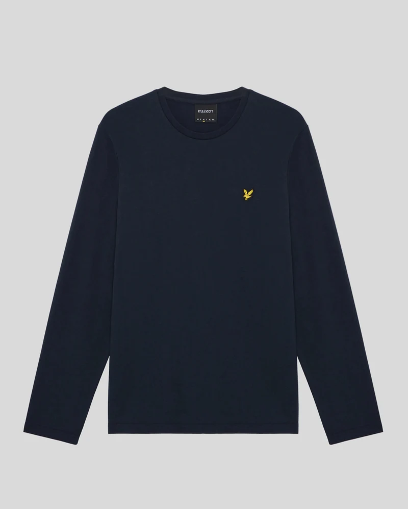 Boxy Long Sleeve Cotton T-Shirt