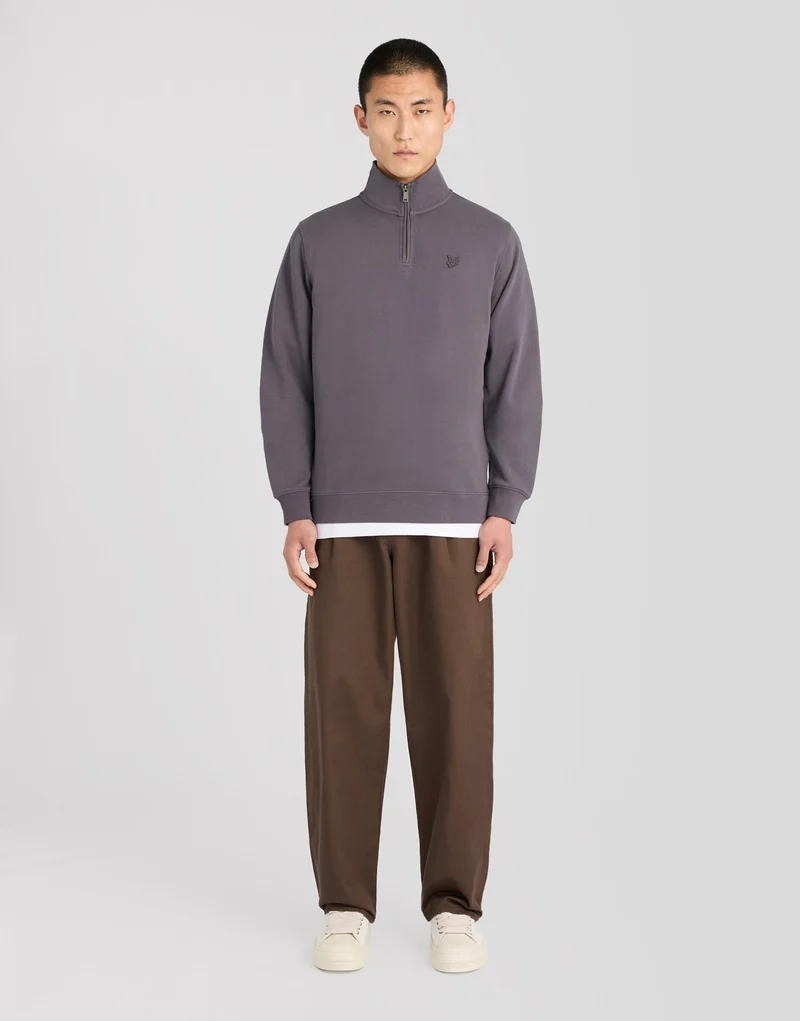 Superfine Cotton 1/4 Zip Sweatshirt